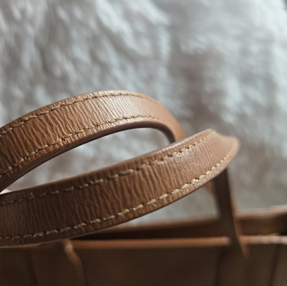 Ralph Lauren Newbury Medium Sized Shopping Tote Brown SMOKE FREE PET FREE HOME - Picture 4 of 7